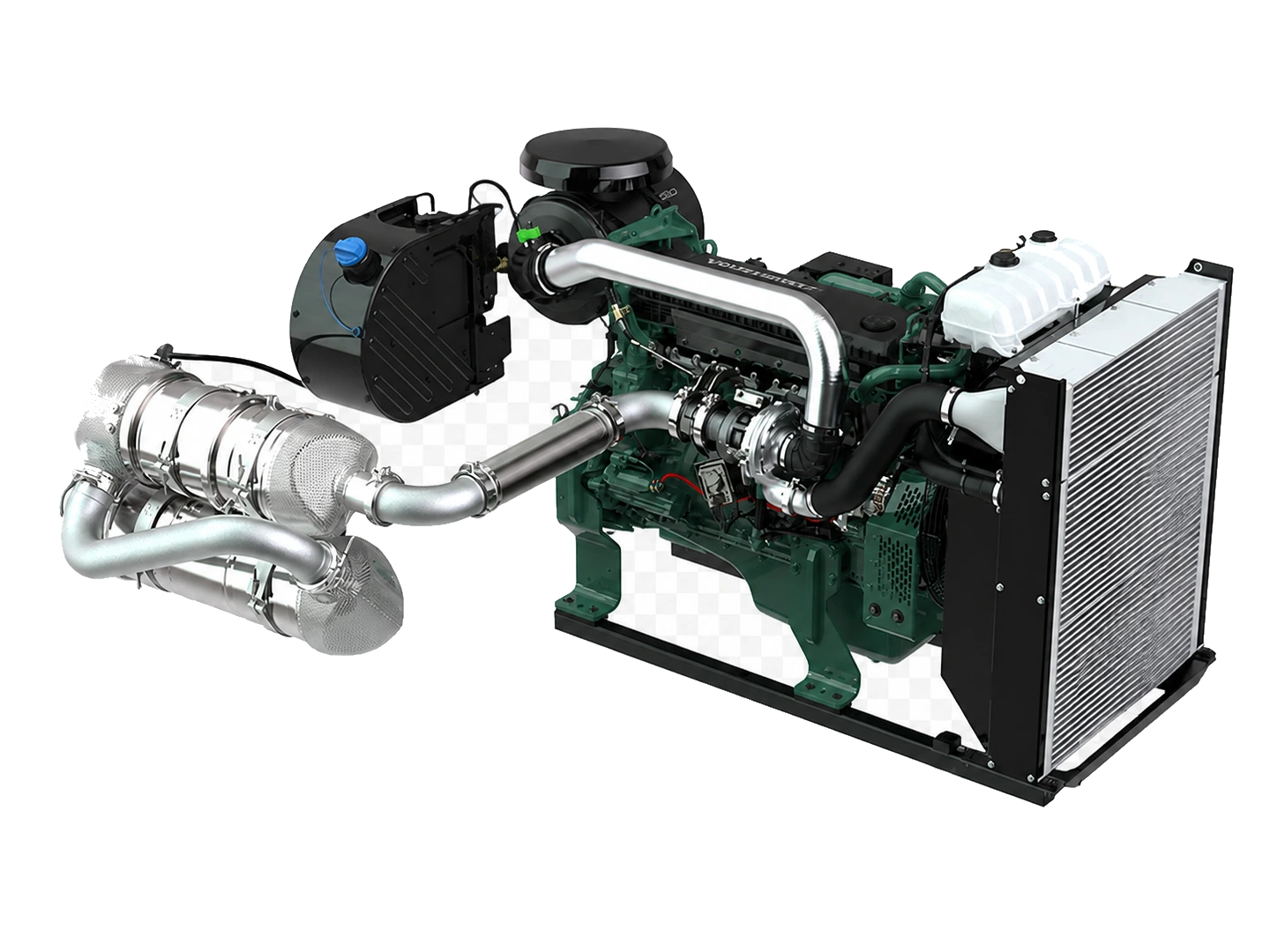 Volvo Penta industrial diesel engine for generator packages